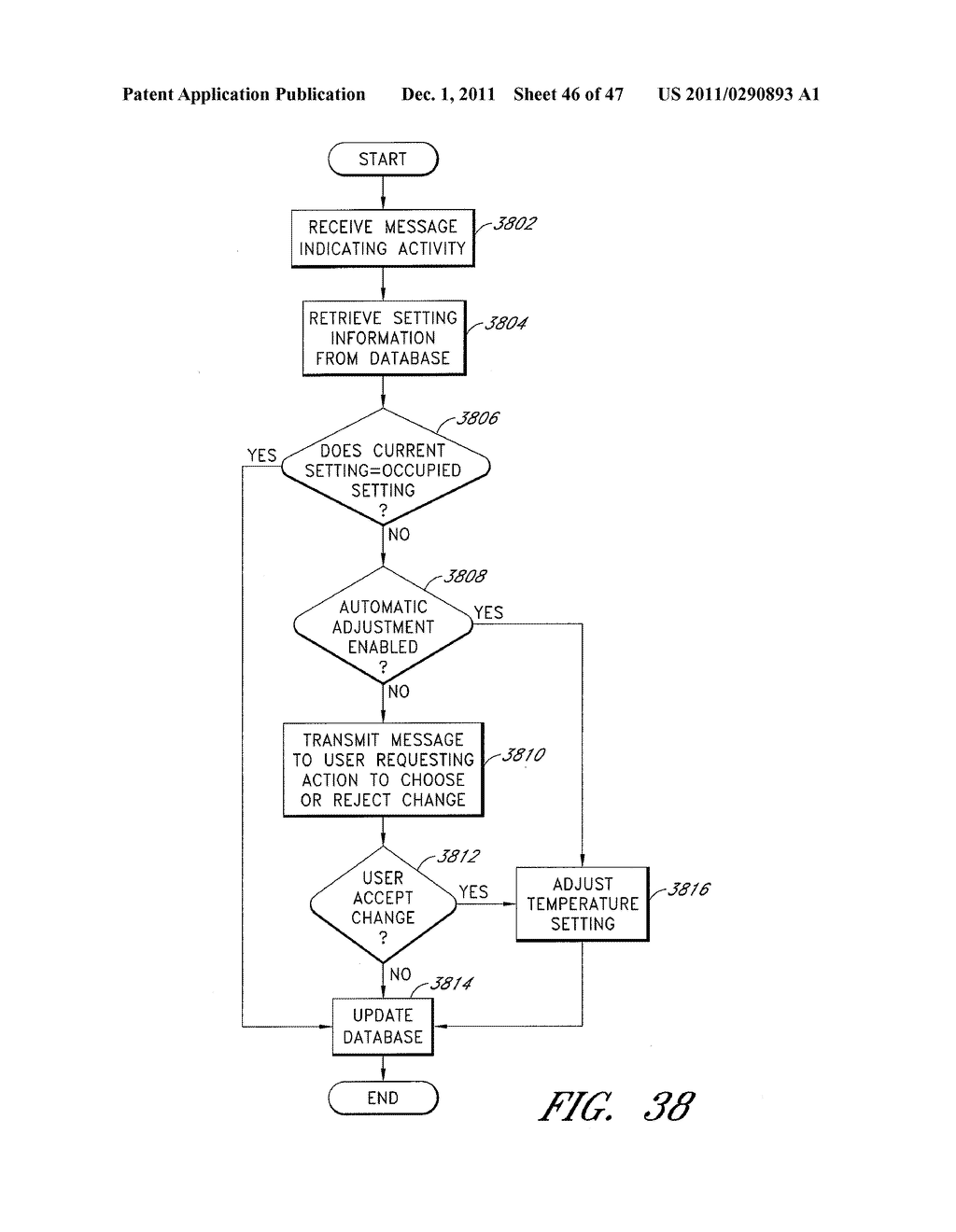 SYSTEM AND METHOD FOR USING A MOBILE ELECTRONIC DEVICE TO OPTIMIZE AN     ENERGY MANAGEMENT SYSTEM - diagram, schematic, and image 47
