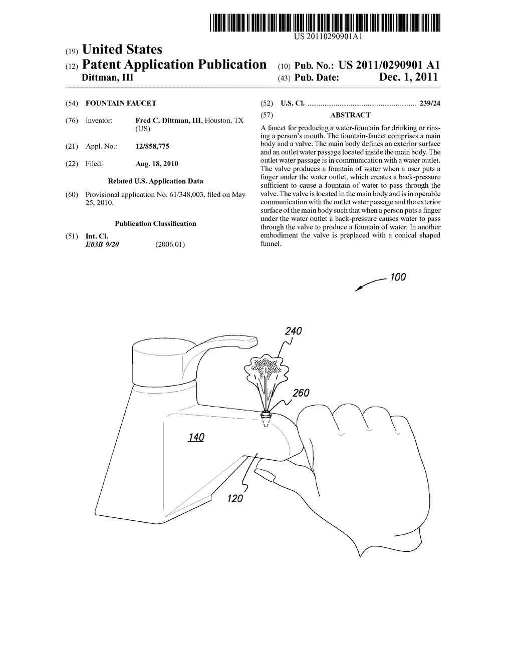 Fountain Faucet - diagram, schematic, and image 01