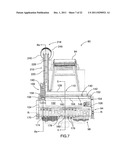 APPARATUS AND METHOD FOR BRUSH CUTTING AND BALING WOOD CHIPS FORMED DURING     LAND CLEARING ACTIVITIES diagram and image