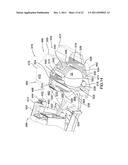 APPARATUS AND METHOD FOR BRUSH CUTTING AND BALING WOOD CHIPS FORMED DURING     LAND CLEARING ACTIVITIES diagram and image