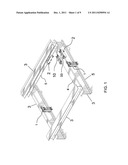 SUPPORT BRACKET FOR MOUNTING WIRES TO FLOOR BEAMS OF AN AIRCRAFT diagram and image