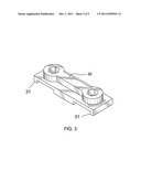 SUPPORT BRACKET FOR MOUNTING WIRES TO FLOOR BEAMS OF AN AIRCRAFT diagram and image