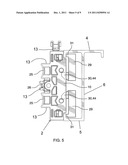 SUPPORT BRACKET FOR MOUNTING WIRES TO FLOOR BEAMS OF AN AIRCRAFT diagram and image