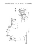 STAND FOR A SURGICAL MICROSCOPE WITH WEIGHT COMPENSATION FOR A MICROSCOPE     HOLDER AND ADD-ON UNITS diagram and image