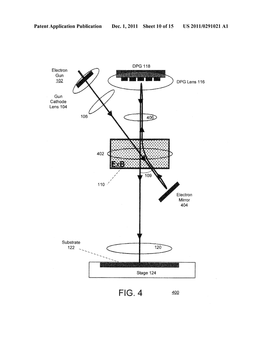 Reflection Electron Beam Projection Lithography Using an ExB Separator - diagram, schematic, and image 11