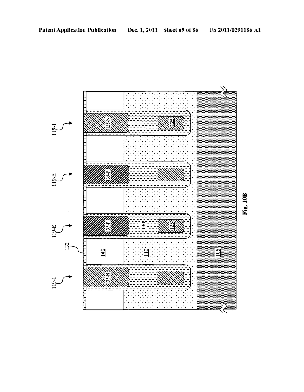 Semiconductor power devices manufactured with self-aligned processes and     more reliable electrical contacts - diagram, schematic, and image 70