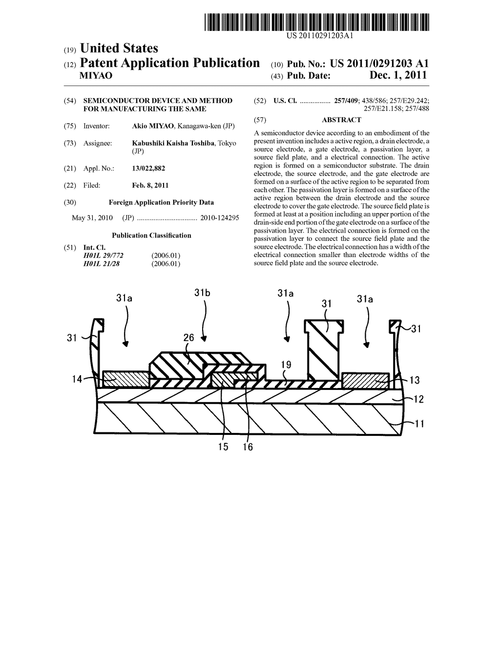 SEMICONDUCTOR DEVICE AND METHOD FOR MANUFACTURING THE SAME - diagram, schematic, and image 01