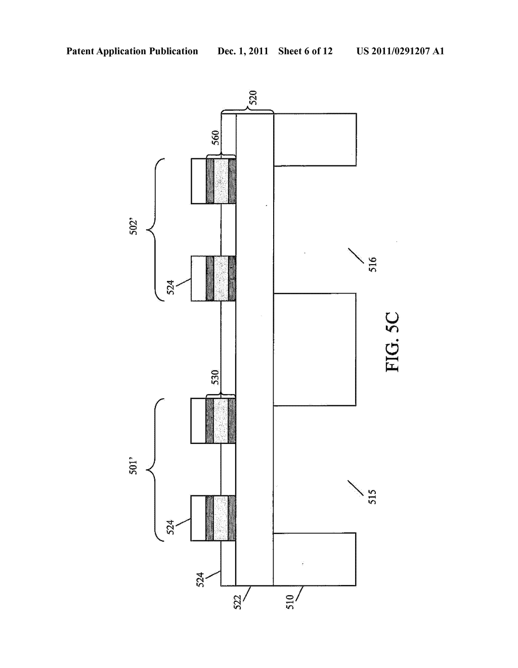 TRANSDUCER DEVICES HAVING DIFFERENT FREQUENCIES BASED ON LAYER THICKNESSES     AND METHOD OF FABRICATING THE SAME - diagram, schematic, and image 07