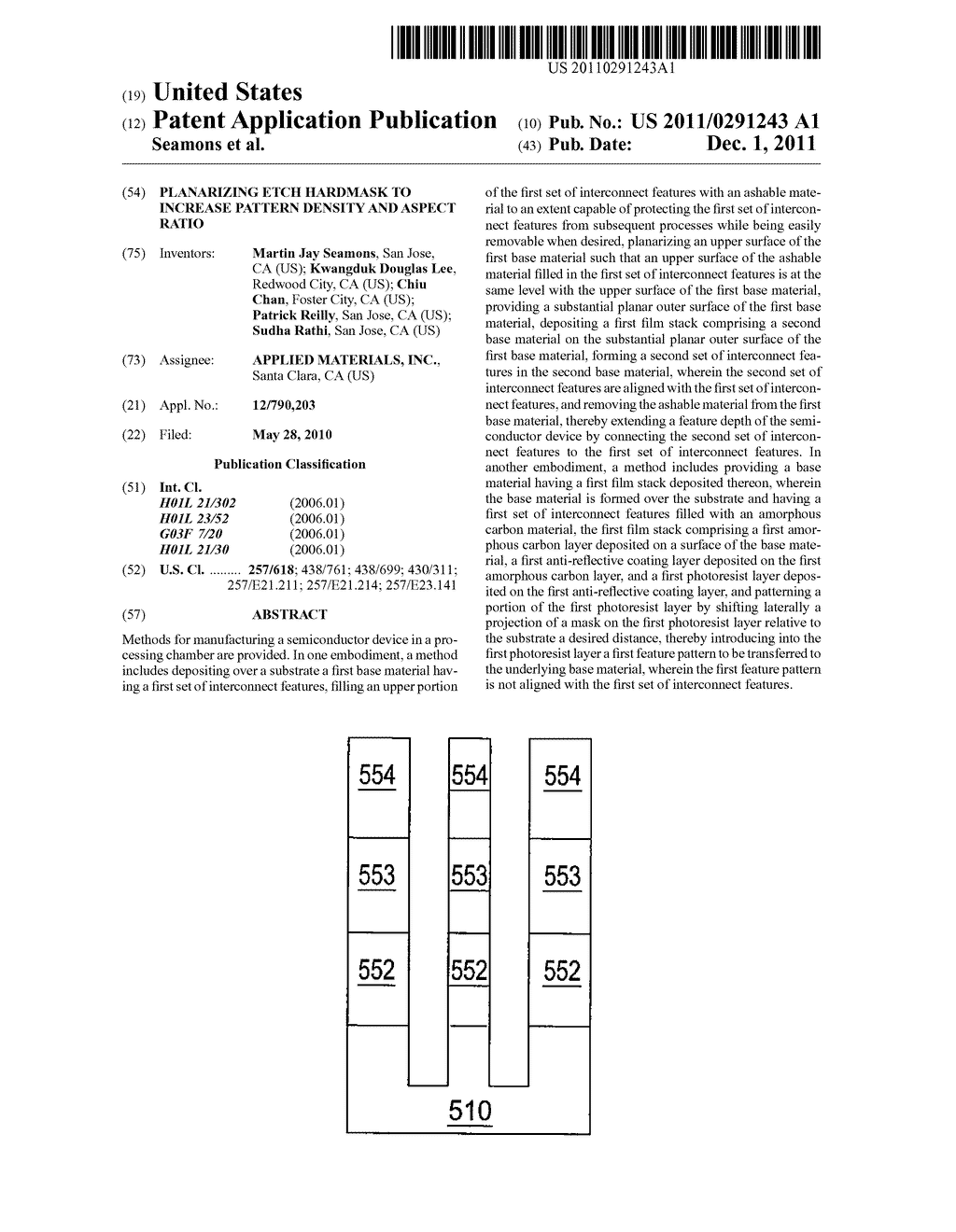 PLANARIZING ETCH HARDMASK TO INCREASE PATTERN DENSITY AND ASPECT RATIO - diagram, schematic, and image 01