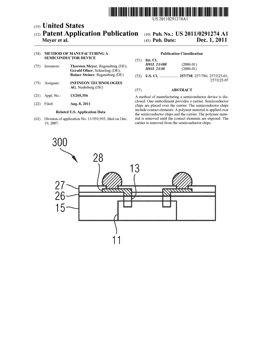 METHOD OF MANUFACTURING A SEMICONDUCTOR DEVICE - diagram, schematic, and image 01