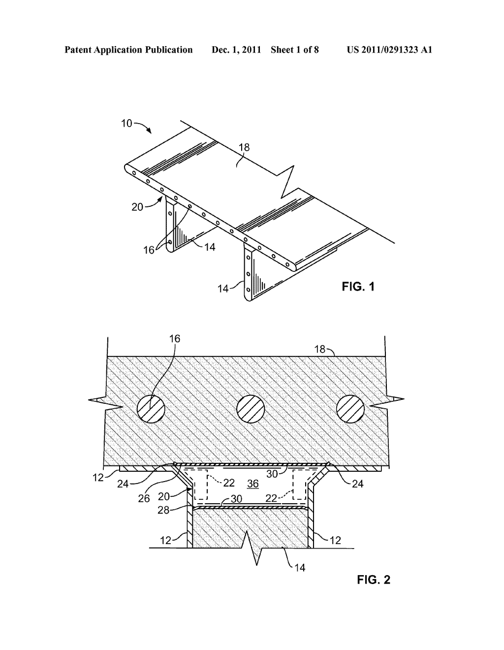 METHOD AND APPARATUS FOR POSITIONING A CONDUIT GUIDE IN A MOLDABLE     MATERIAL PRIOR TO POURING THE MATERIAL INTO A FORM - diagram, schematic, and image 02
