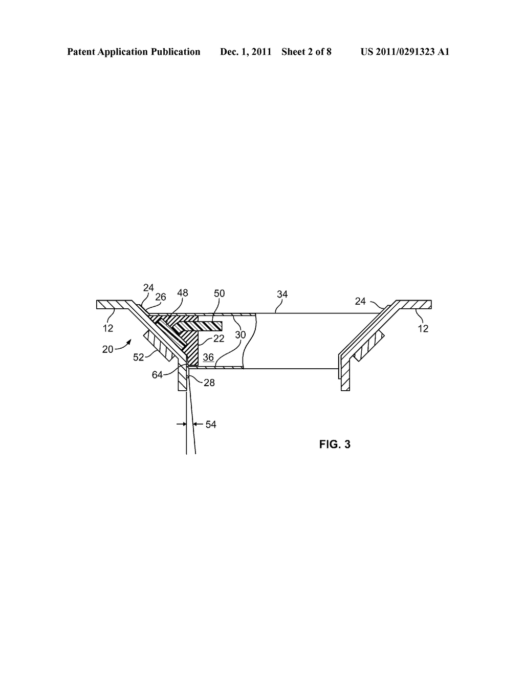 METHOD AND APPARATUS FOR POSITIONING A CONDUIT GUIDE IN A MOLDABLE     MATERIAL PRIOR TO POURING THE MATERIAL INTO A FORM - diagram, schematic, and image 03