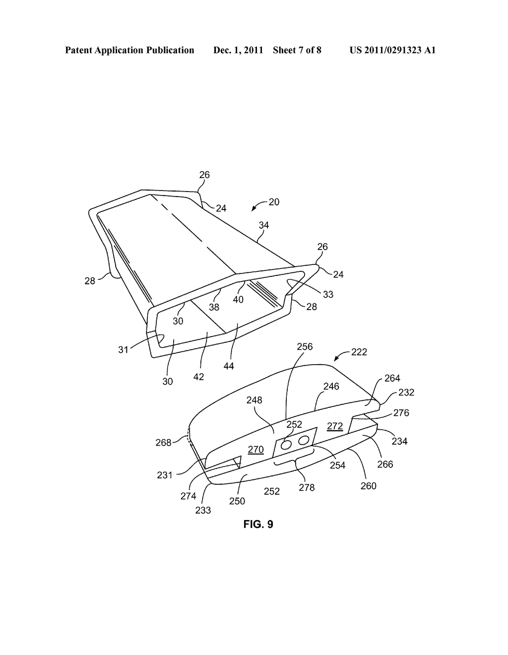 METHOD AND APPARATUS FOR POSITIONING A CONDUIT GUIDE IN A MOLDABLE     MATERIAL PRIOR TO POURING THE MATERIAL INTO A FORM - diagram, schematic, and image 08