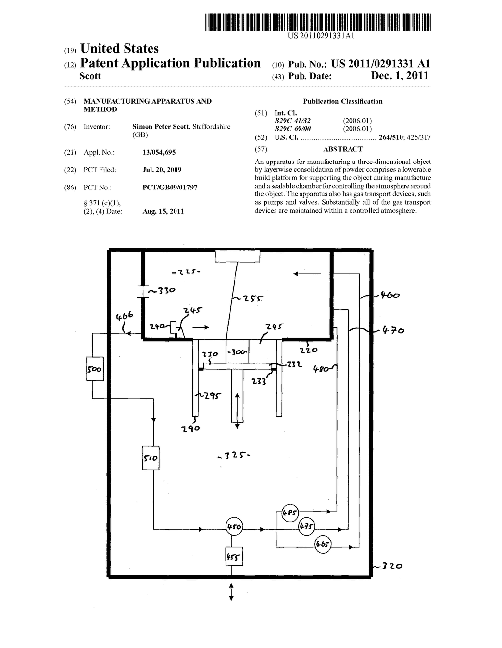 Manufacturing Apparatus and Method - diagram, schematic, and image 01