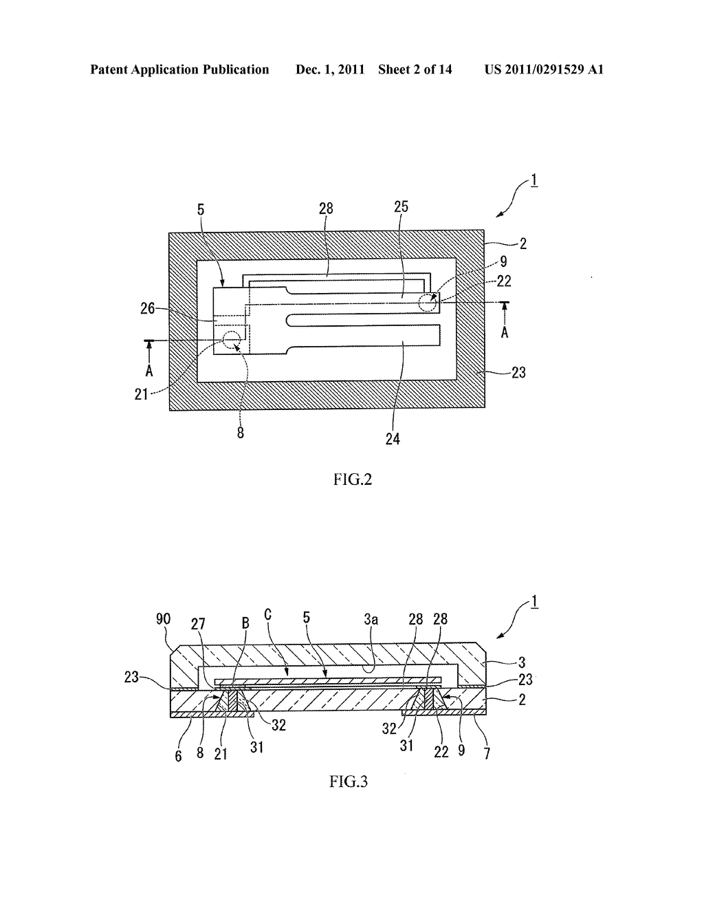 BONDED GLASS CUTTING METHOD, PACKAGE MANUFACTURING METHOD, PACKAGE,     PIEZOELECTRIC VIBRATOR, OSCILLATOR, ELECTRONIC DEVICE, AND     RADIO-CONTROLLED TIMEPIECE - diagram, schematic, and image 03