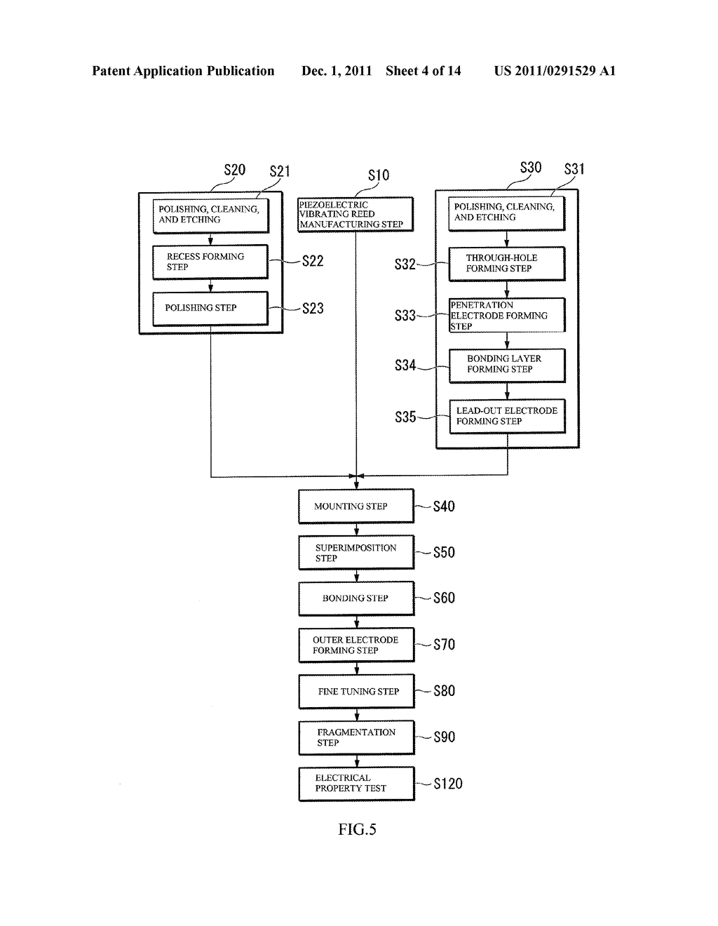 BONDED GLASS CUTTING METHOD, PACKAGE MANUFACTURING METHOD, PACKAGE,     PIEZOELECTRIC VIBRATOR, OSCILLATOR, ELECTRONIC DEVICE, AND     RADIO-CONTROLLED TIMEPIECE - diagram, schematic, and image 05