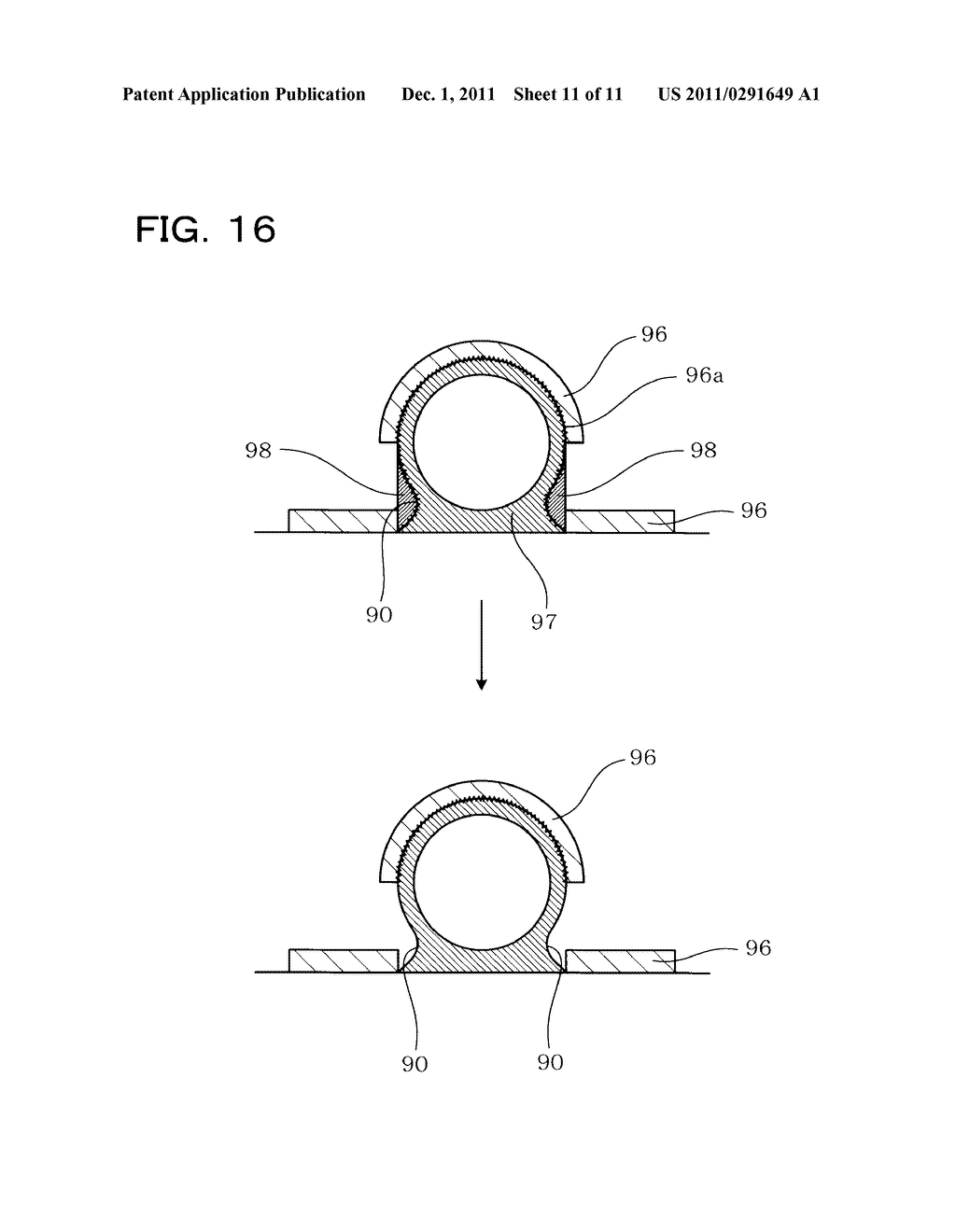 MAGNETO-IMPEDANCE SENSOR ELEMENT AND METHOD FOR MANUFACTURING THE SAME - diagram, schematic, and image 12