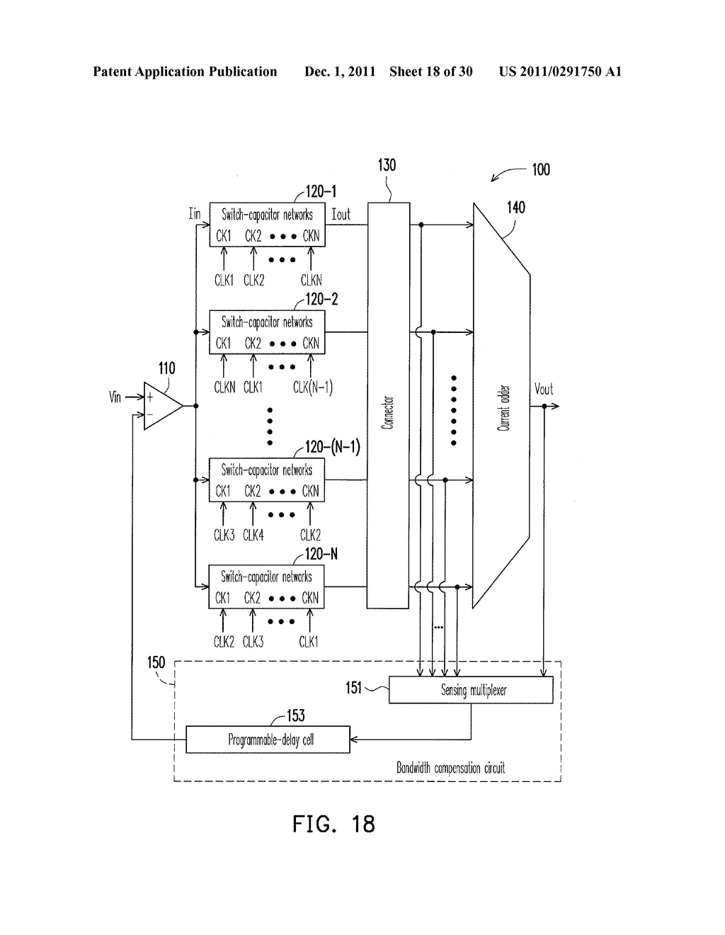 CHARGE DOMAIN FILTER AND BANDWIDTH COMPENSATION CIRCUIT THEREOF - diagram, schematic, and image 19