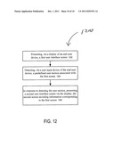 Presenting a New User Screen in Response to Detection of a User Motion diagram and image