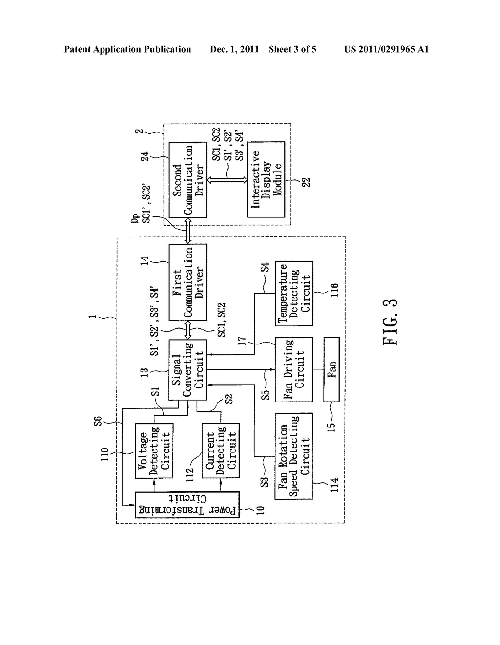 POWER SUPPLY DEVICE ENABLING INTERACTIVE DISPLAY CONTROL - diagram, schematic, and image 04