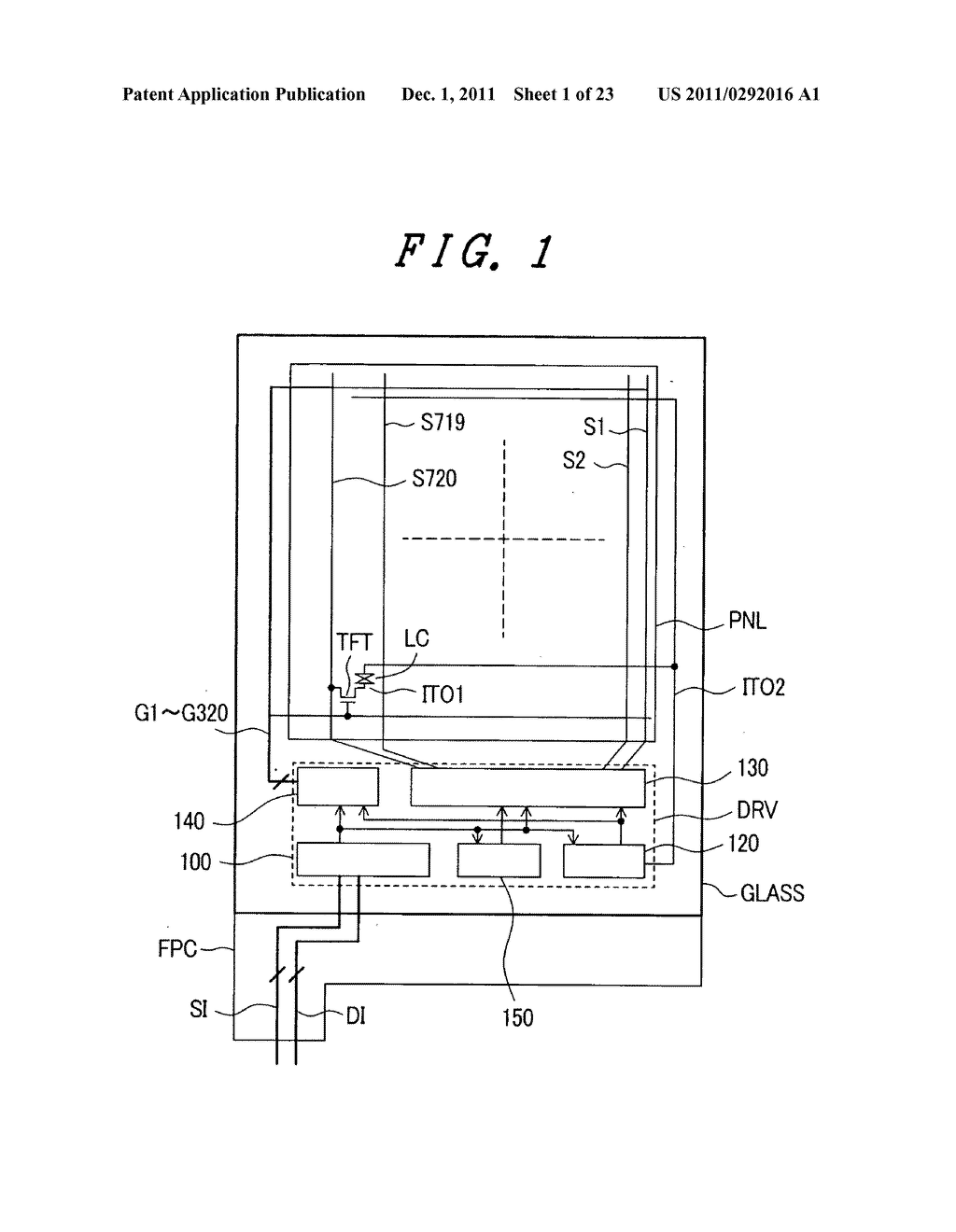 Liquid crystal display device with decreased power consumption - diagram, schematic, and image 02