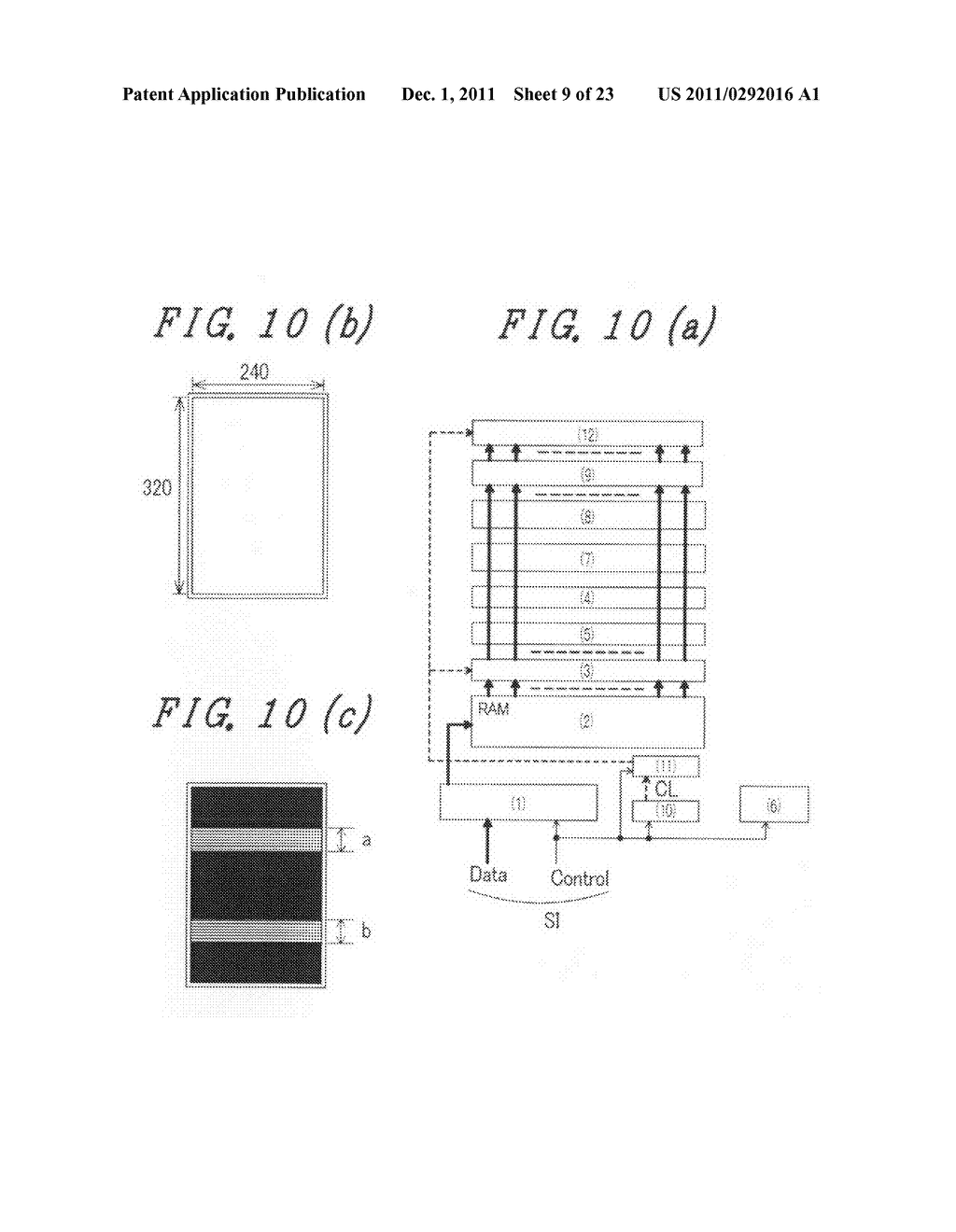 Liquid crystal display device with decreased power consumption - diagram, schematic, and image 10