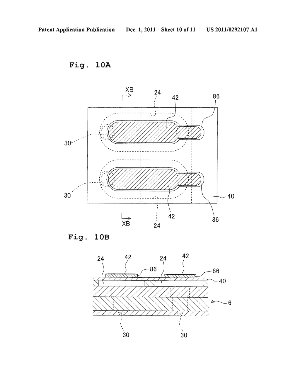 PIEZOELECTRIC ACTUATOR APPARATUS AND INK-JET PRINTER - diagram, schematic, and image 11