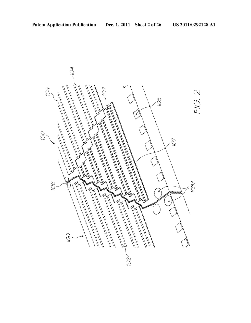 INKJET PRINTHEAD ASSEMBLY HAVING ELECTRICAL CONNECTIONS VIA CONNECTOR RODS     EXTENDING THROUGH PRINTHEAD INTEGRATED CIRCUITS - diagram, schematic, and image 03