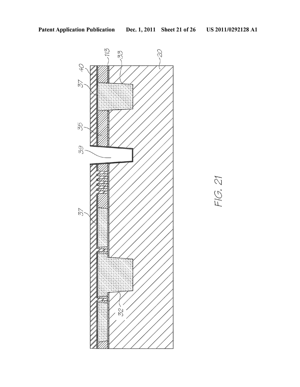 INKJET PRINTHEAD ASSEMBLY HAVING ELECTRICAL CONNECTIONS VIA CONNECTOR RODS     EXTENDING THROUGH PRINTHEAD INTEGRATED CIRCUITS - diagram, schematic, and image 22