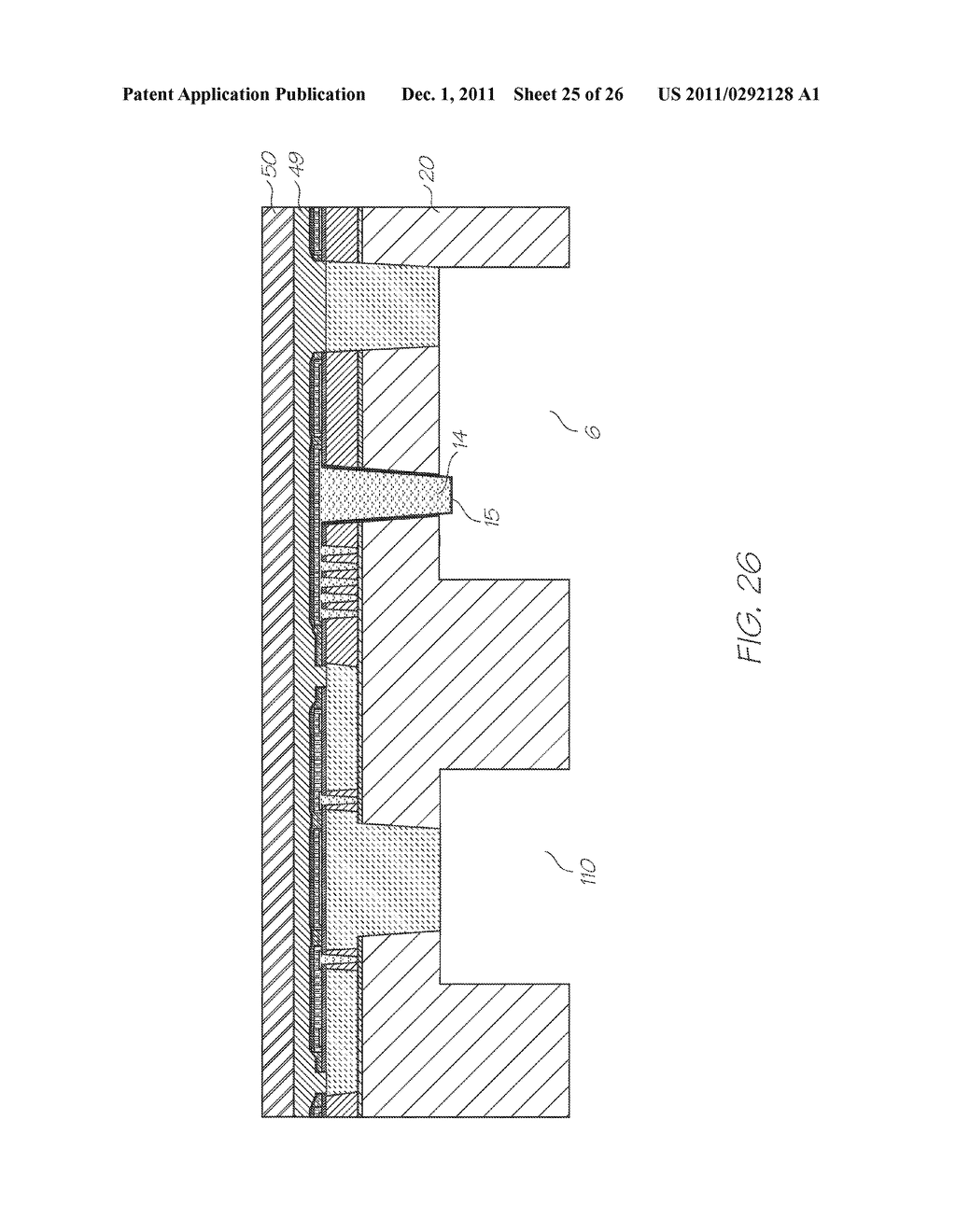 INKJET PRINTHEAD ASSEMBLY HAVING ELECTRICAL CONNECTIONS VIA CONNECTOR RODS     EXTENDING THROUGH PRINTHEAD INTEGRATED CIRCUITS - diagram, schematic, and image 26