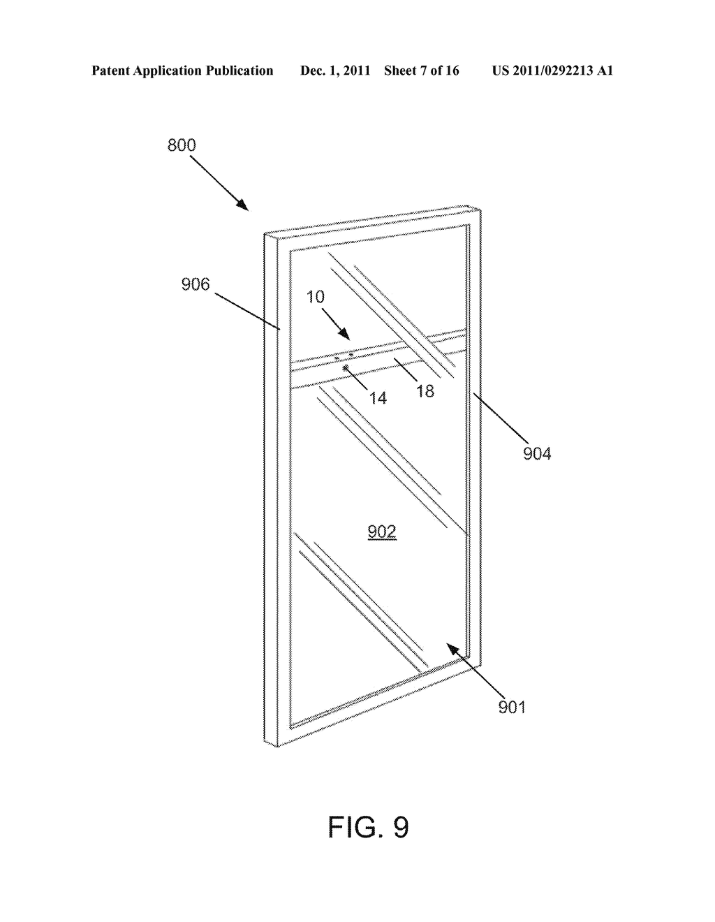 DOOR MOUNTABLE CAMERA SURVEILLANCE DEVICE AND METHOD - diagram, schematic, and image 08