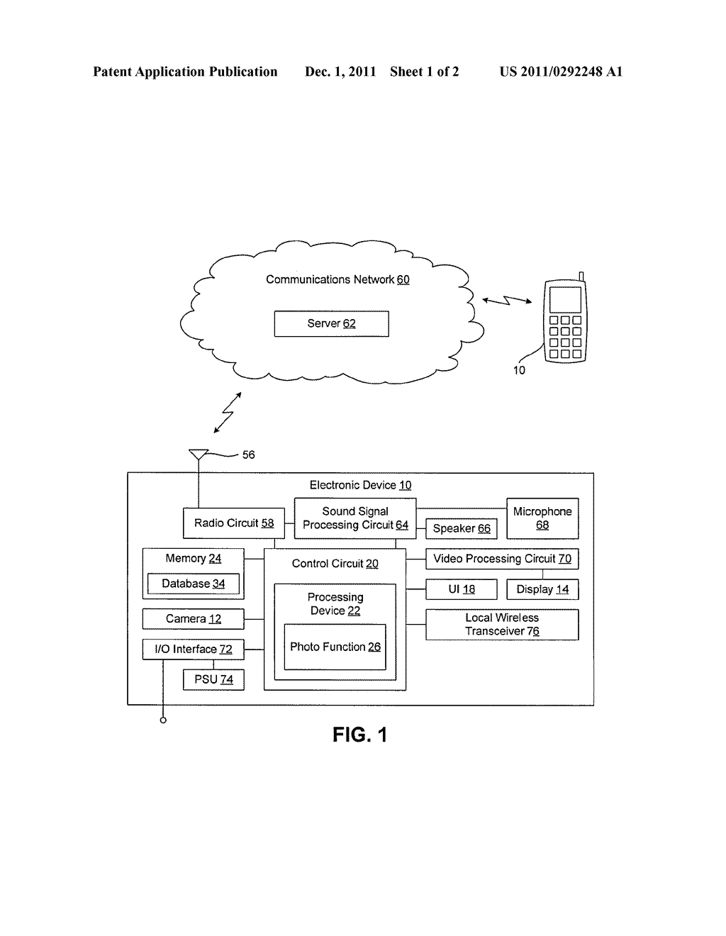 CAMERA SYSTEM AND METHOD FOR TAKING PHOTOGRAPHS THAT CORRESPOND TO USER     PREFERENCES - diagram, schematic, and image 02