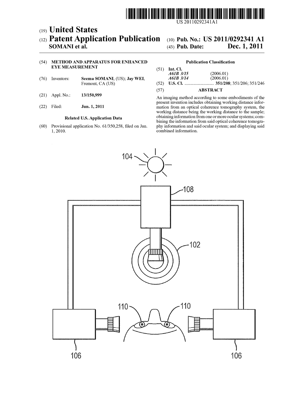 METHOD AND APPARATUS FOR ENHANCED EYE MEASUREMENT - diagram, schematic, and image 01