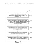 METHOD AND SYSTEM FOR ADDING A COLOR BAR AS A RENDERING JOB TICKET     ATTRIBUTE diagram and image