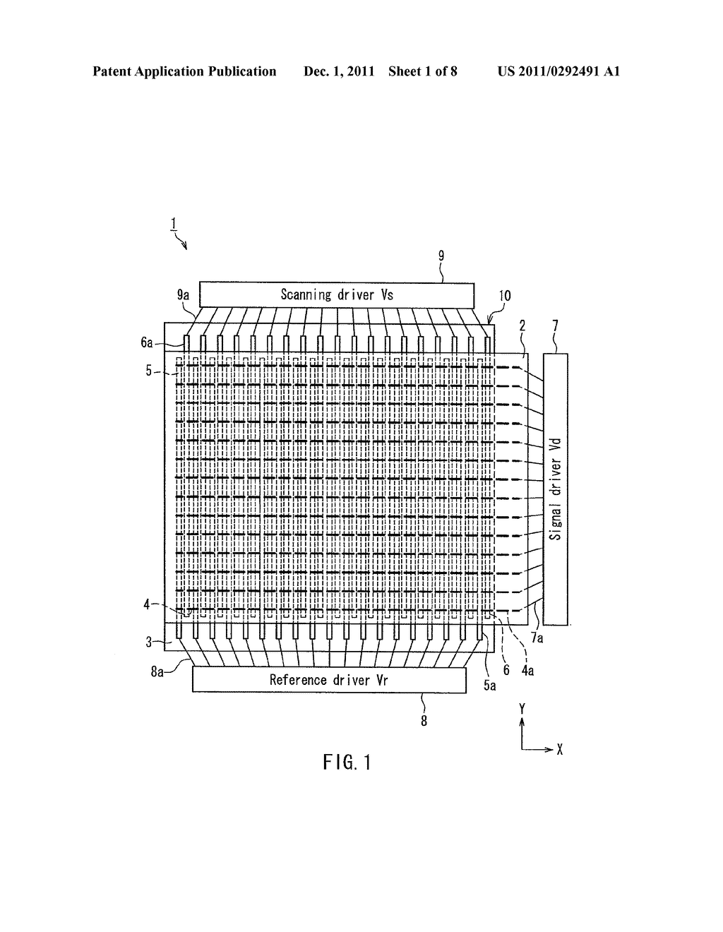 DISPLAY DEVICE AND ELECTRIC APPARATUS USING THE SAME - diagram, schematic, and image 02