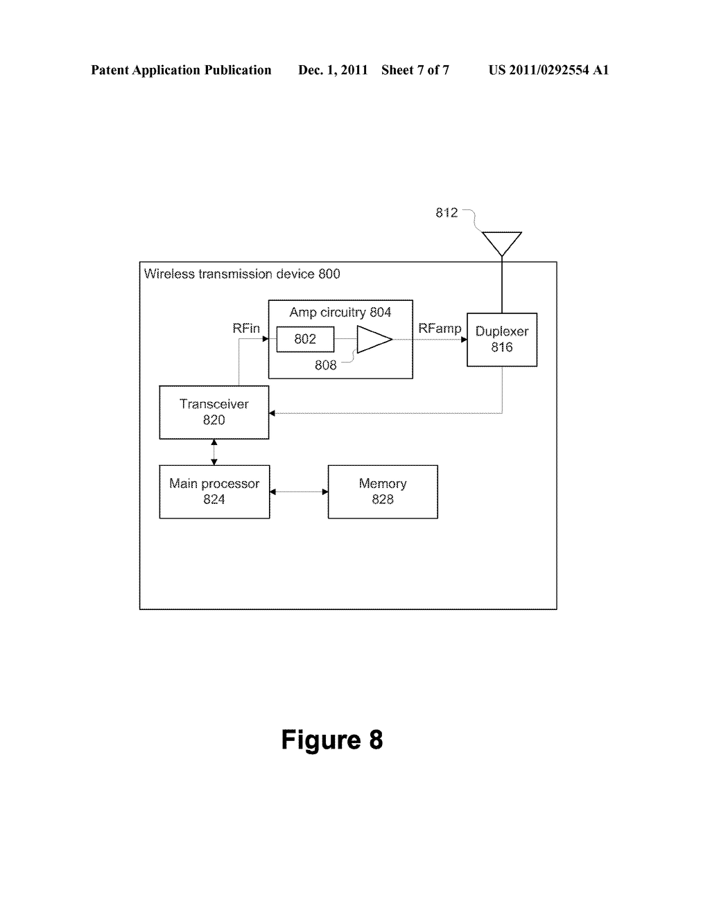 PROTECTION CIRCUIT FOR RADIO FREQUENCY POWER AMPLIFIER - diagram, schematic, and image 08