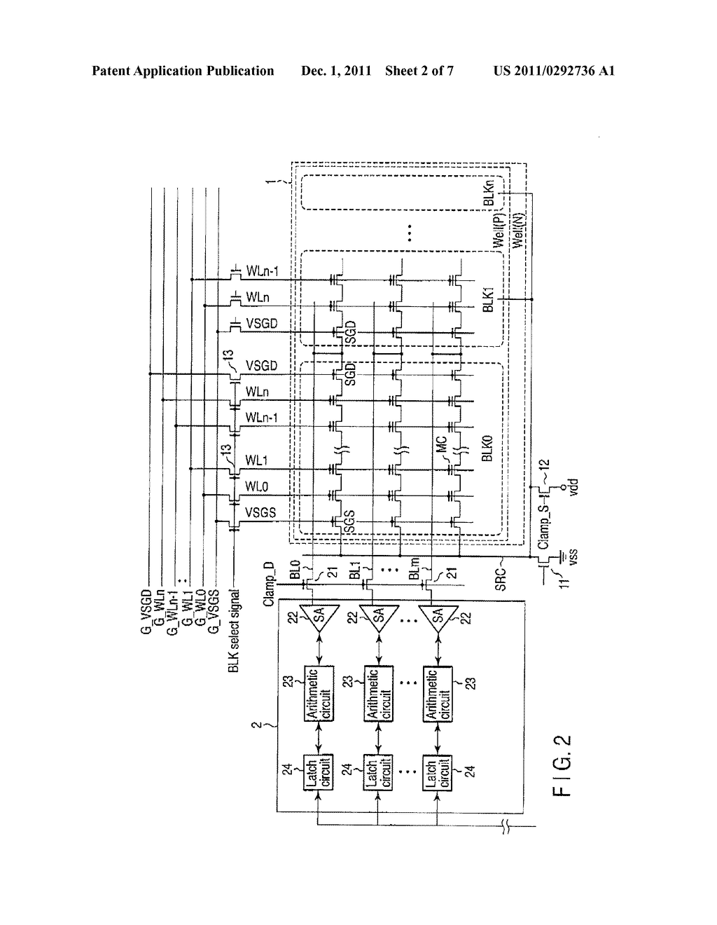 SEMICONDUCTOR MEMORY DEVICE AND CONTROL METHOD THEREOF - diagram, schematic, and image 03