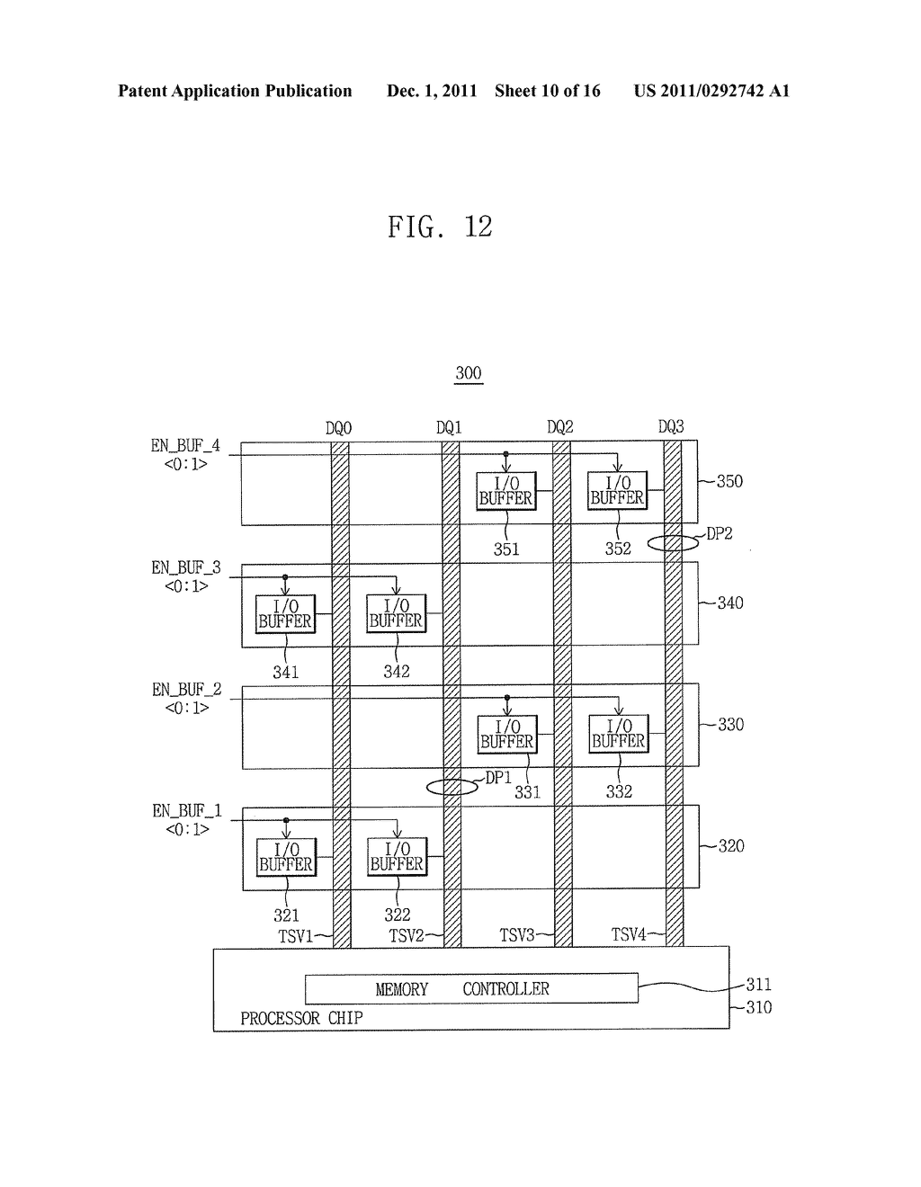 Stacked Semiconductor Memory Device, Memory System Including The Same, And     Method Of Repairing Defects Of Through Silicon Vias - diagram, schematic, and image 11