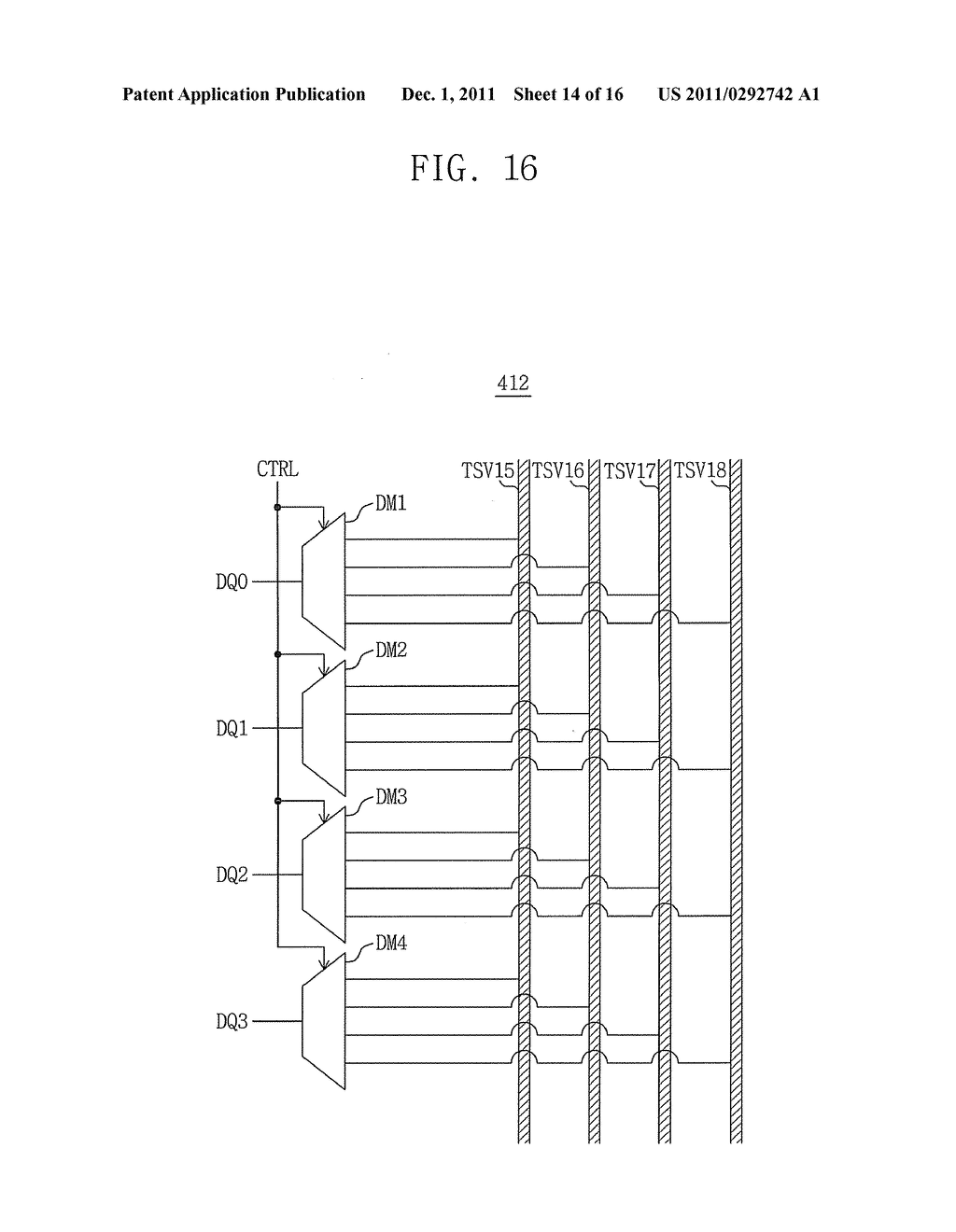 Stacked Semiconductor Memory Device, Memory System Including The Same, And     Method Of Repairing Defects Of Through Silicon Vias - diagram, schematic, and image 15