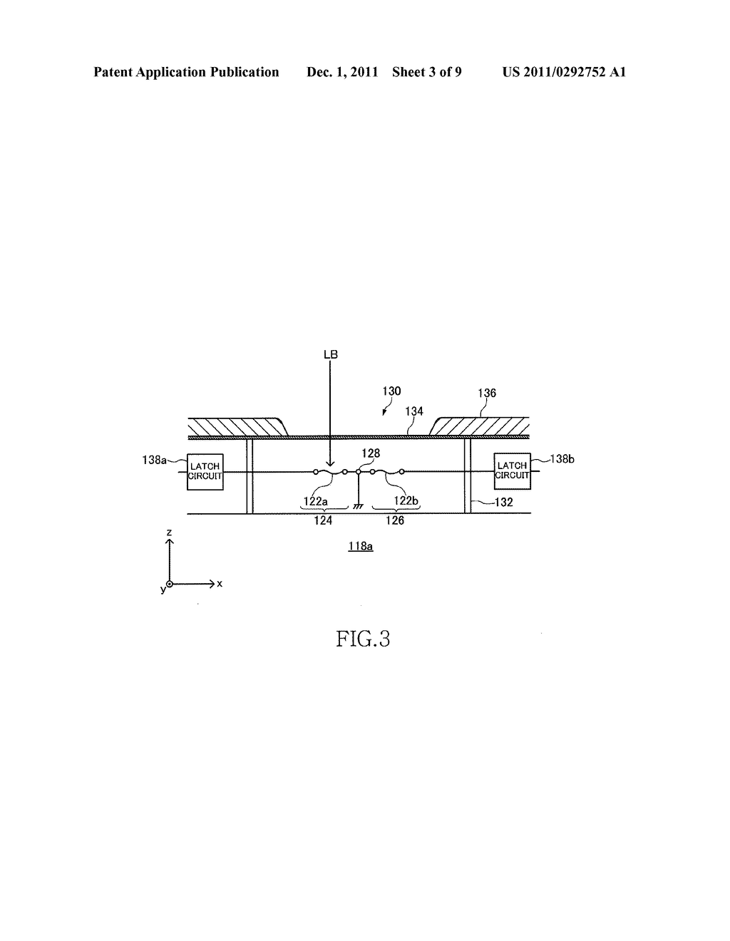 SEMICONDUCTOR MEMORY DEVICE HAVING FUSE ELEMENTS PROGRAMMED BY IRRADIATION     WITH LASER BEAM - diagram, schematic, and image 04