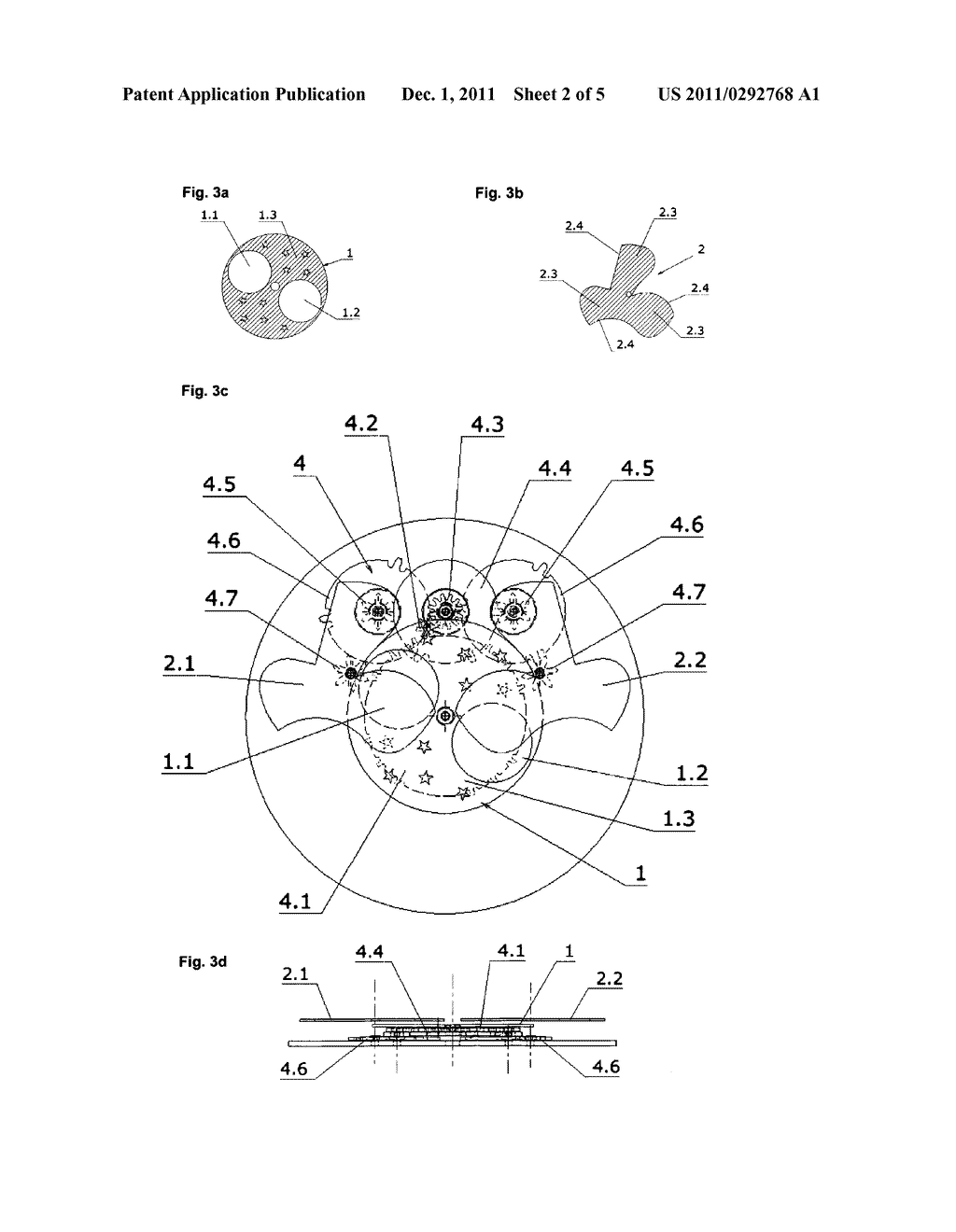 MECHANISM FOR INDICATION OF THE LUNAR PHASES - diagram, schematic, and image 03