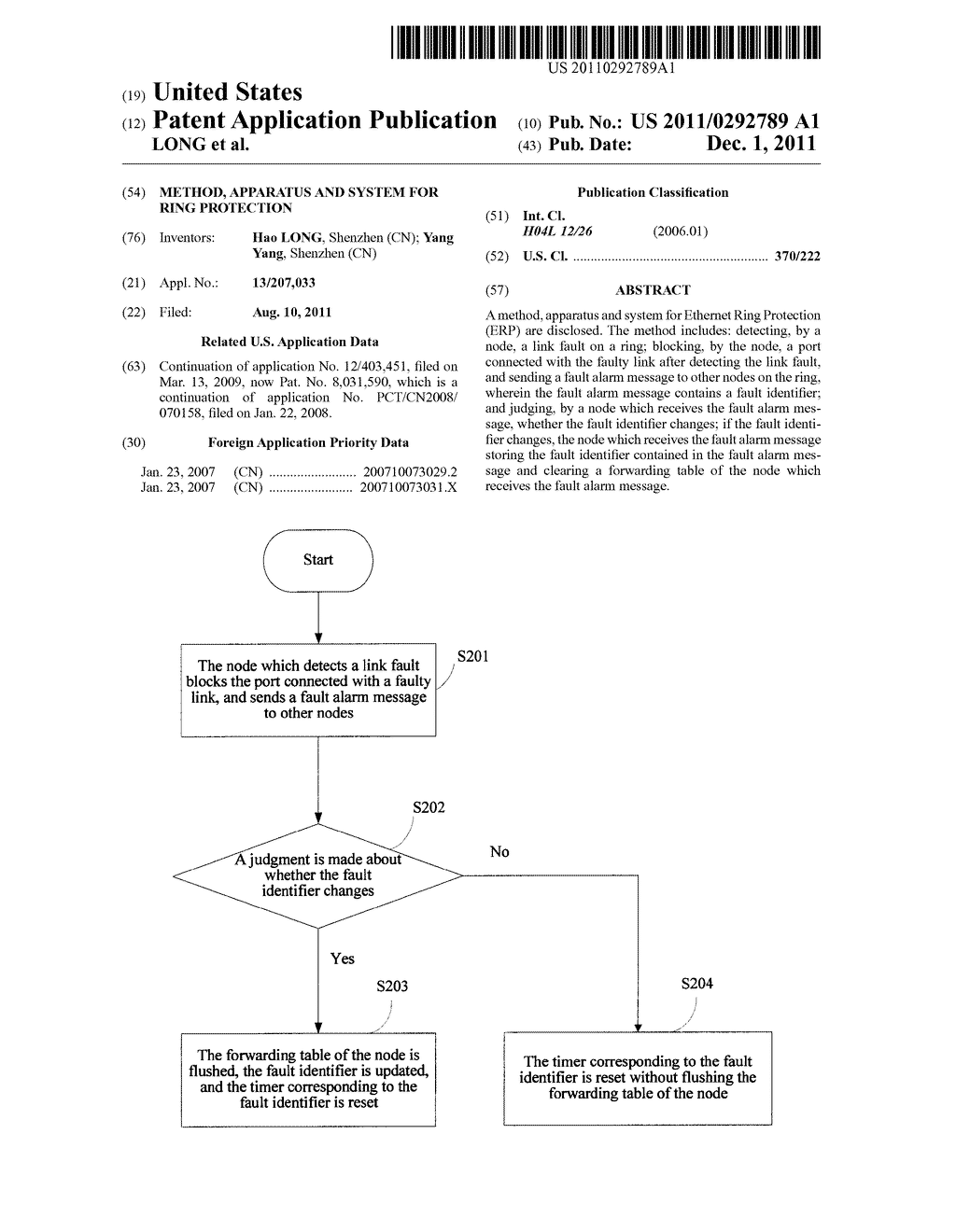 METHOD, APPARATUS AND SYSTEM FOR RING PROTECTION - diagram, schematic, and image 01