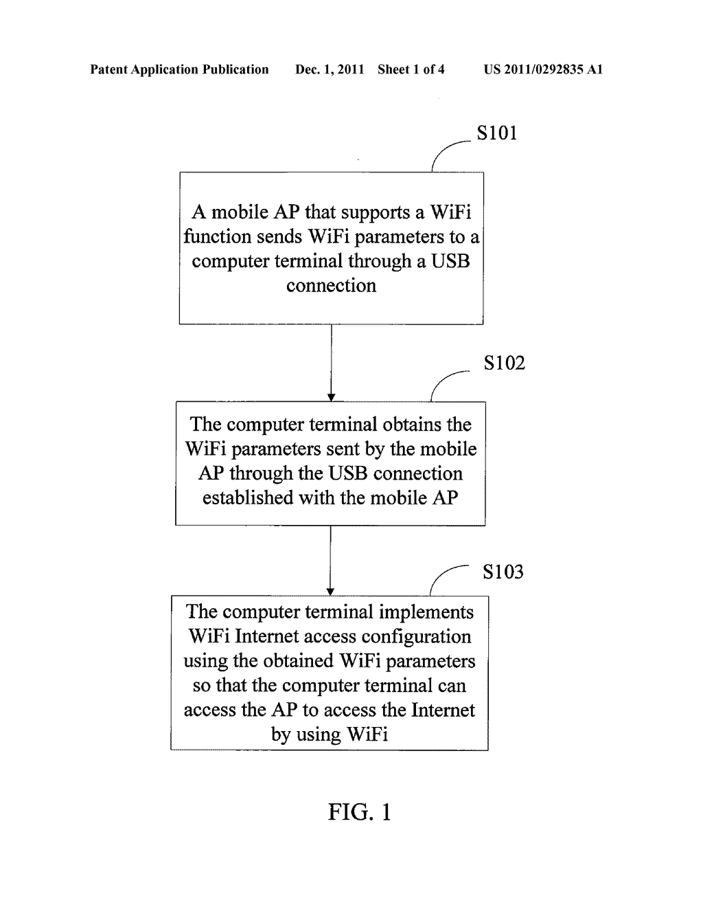 METHOD, AND DEVICE FOR CONFIGURING WIFI PARAMETERS - diagram, schematic, and image 02