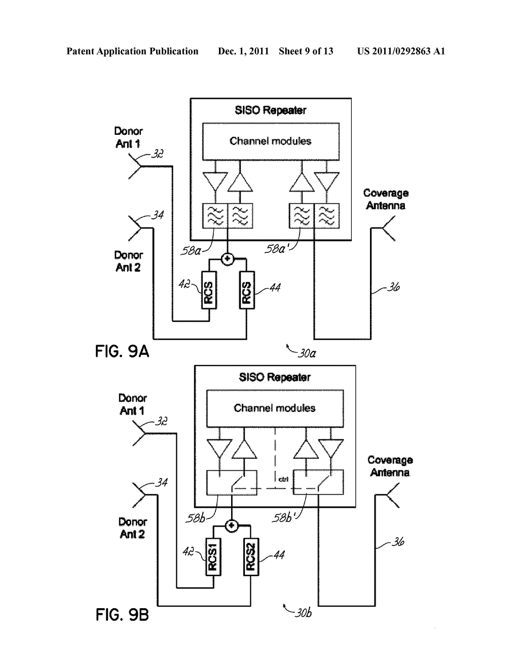 SINGLE INPUT SINGLE OUTPUT REPEATER FOR RELAYING A MULTIPLE INPUT MULTIPLE     OUTPUT SIGNAL - diagram, schematic, and image 10