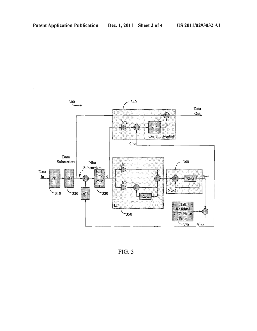 METHOD AND APPARATUS FOR MITIGATING THE RESIDUAL CFO EFFECT ON CHANNEL     ESTIMATION FOR OFDM RECEIVERS - diagram, schematic, and image 03