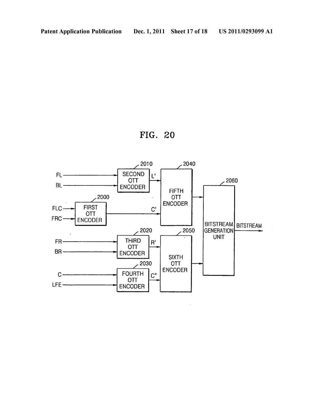 System, medium and method of encoding/decoding multi-channel audio signals - diagram, schematic, and image 18