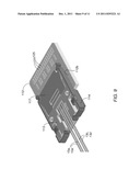 CONSUMER INPUT/OUTPUT (CIO) OPTICAL TRANSCEIVER MODULE FOR USE IN AN     ACTIVE OPTICAL CABLE, AN ACTIVE OPTICAL CABLE THAT INCORPORATES THE CIO     OPTICAL TRANSCEIVER MODULE, AND A METHOD diagram and image