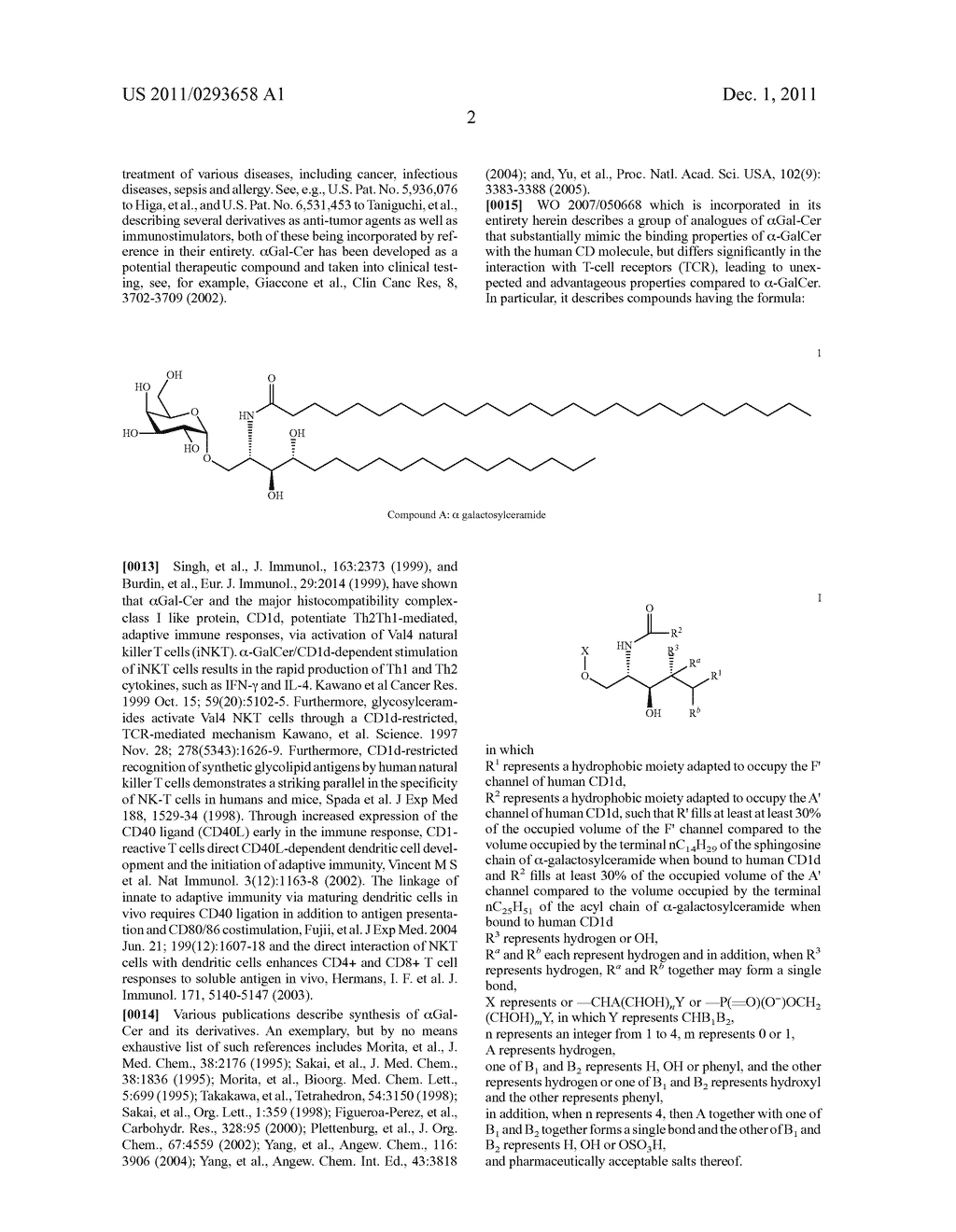 USE OF INKT OR TLR AGONISTS FOR PROTECTING AGAINST OR TREATING A DISEASE     SUCH AS ACUTE INFECTION OR CANCER - diagram, schematic, and image 42