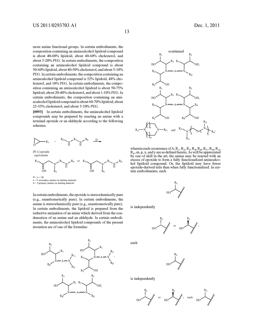 AMINOALCOHOL LIPIDOIDS AND USES THEREOF - diagram, schematic, and image 42