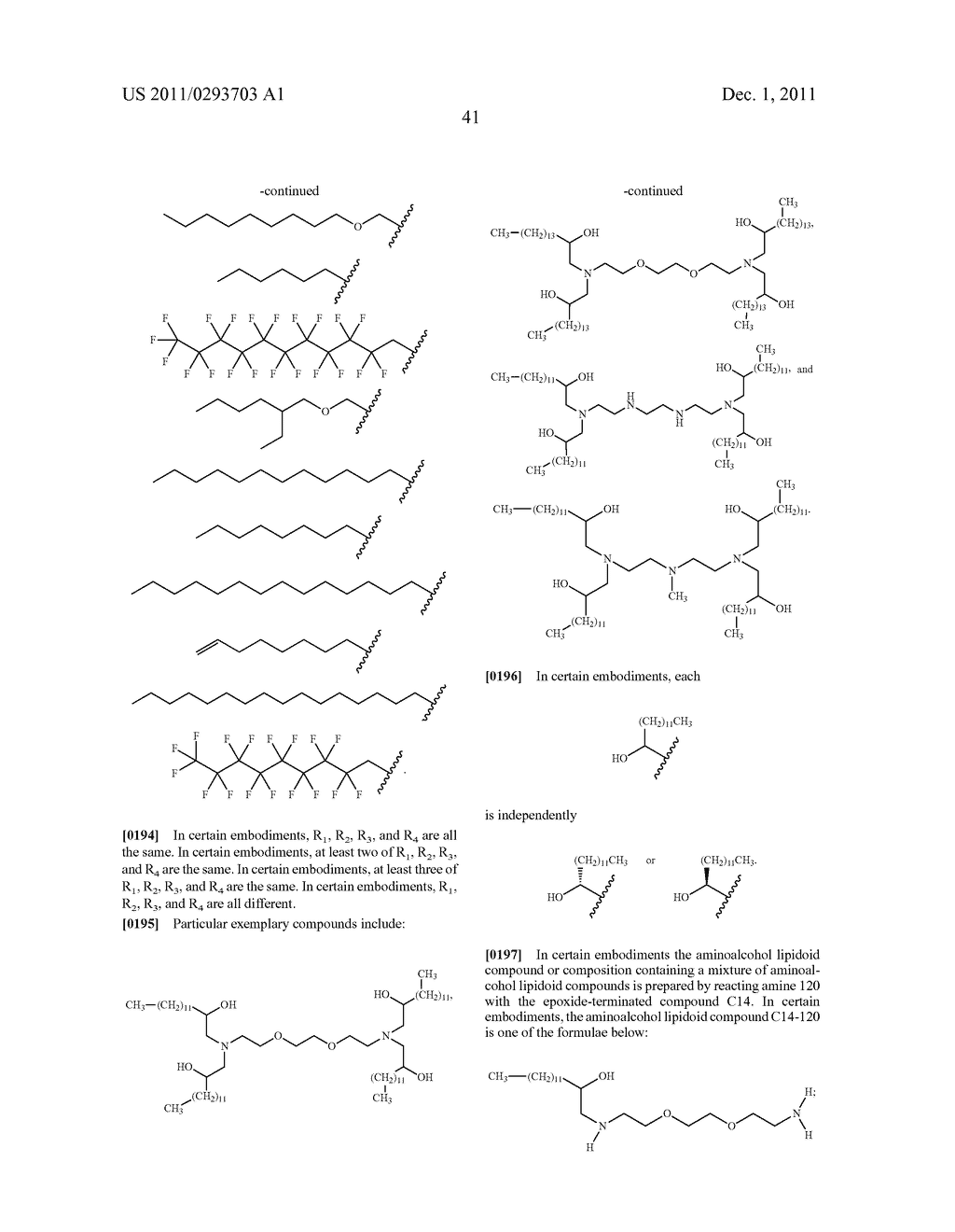 AMINOALCOHOL LIPIDOIDS AND USES THEREOF - diagram, schematic, and image 70